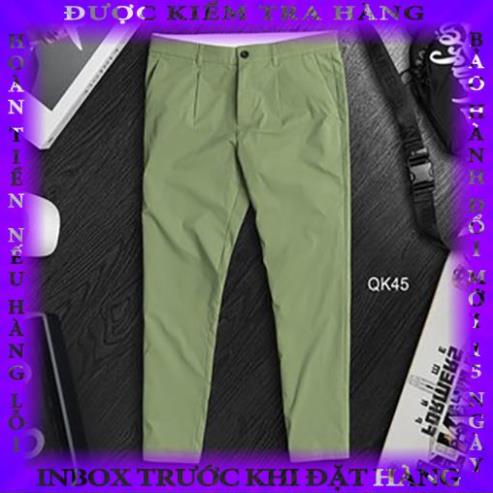 Quần Kaki Nam Chất Cao Cấp Siêu nhẹ Dáng Âu Vicero Phong Cách Công Sở hanthien