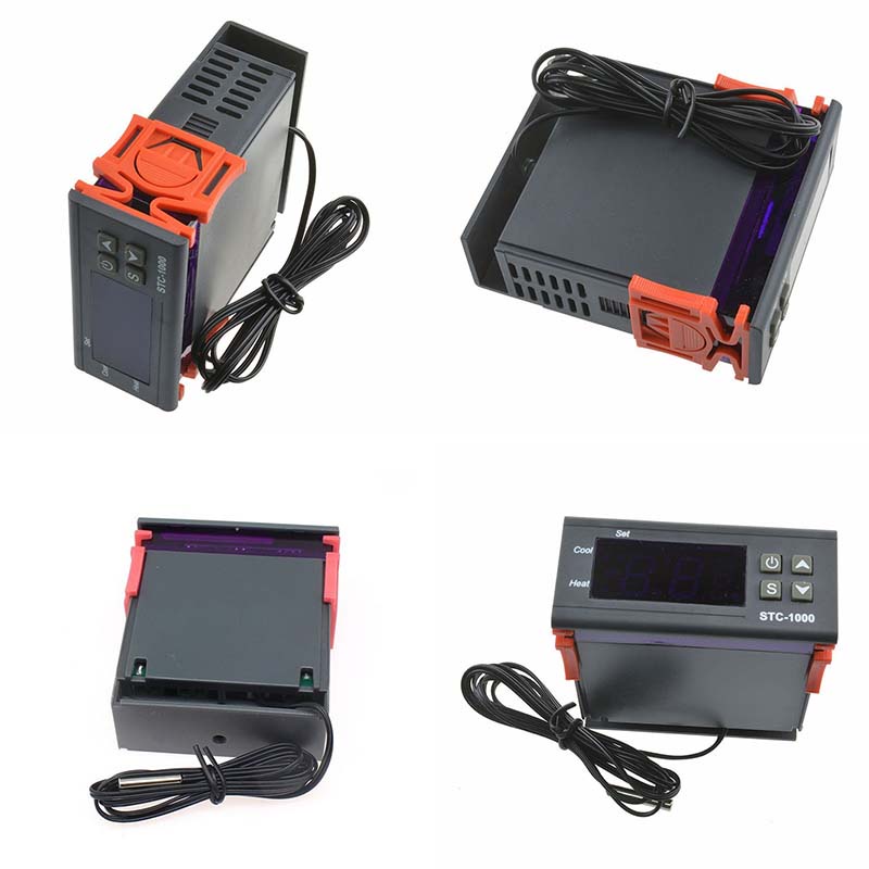 Bộ Điều Khiển Nhiệt Độ Kỹ Thuật Số STC-1000 Celsius Và Fahrenheit Display CRD