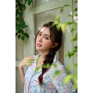 VIBES Đồ bộ Pijama dài Lụa Gấm cao cấp Wendy Long Py Set