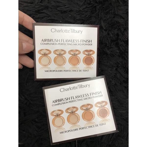 Mẫu test 4 màu Phấn Phủ Đẳng Cấp Charlotte Tilbury Sample 2g.