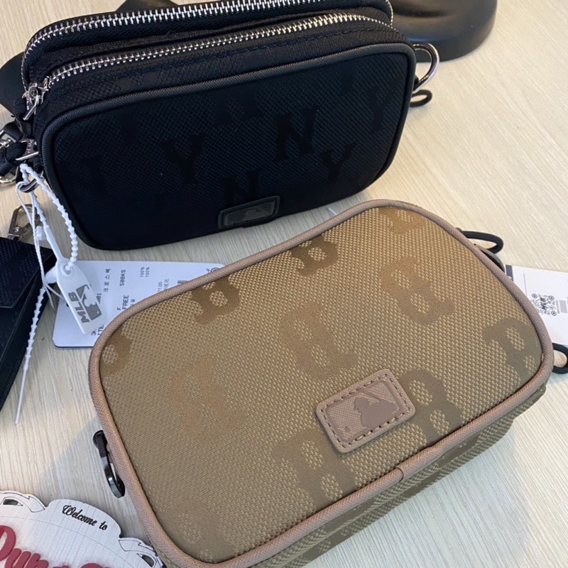Túi đeo chéo MLB NY Monogram Nylon Jacquard Crossbody Bag