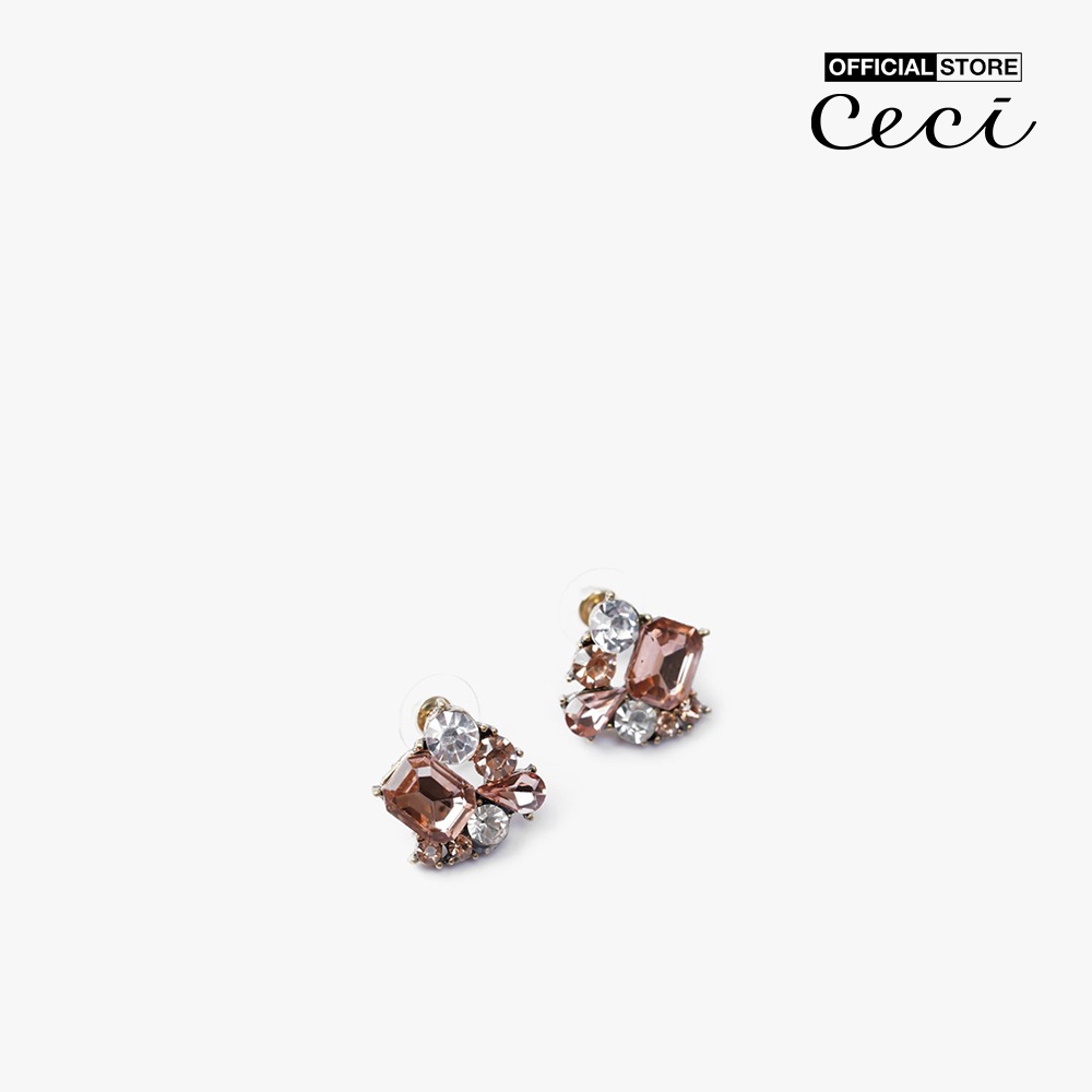 CECI - Khuyên tai nữ thiết kế đính đá thời trang CC1-09000091-13