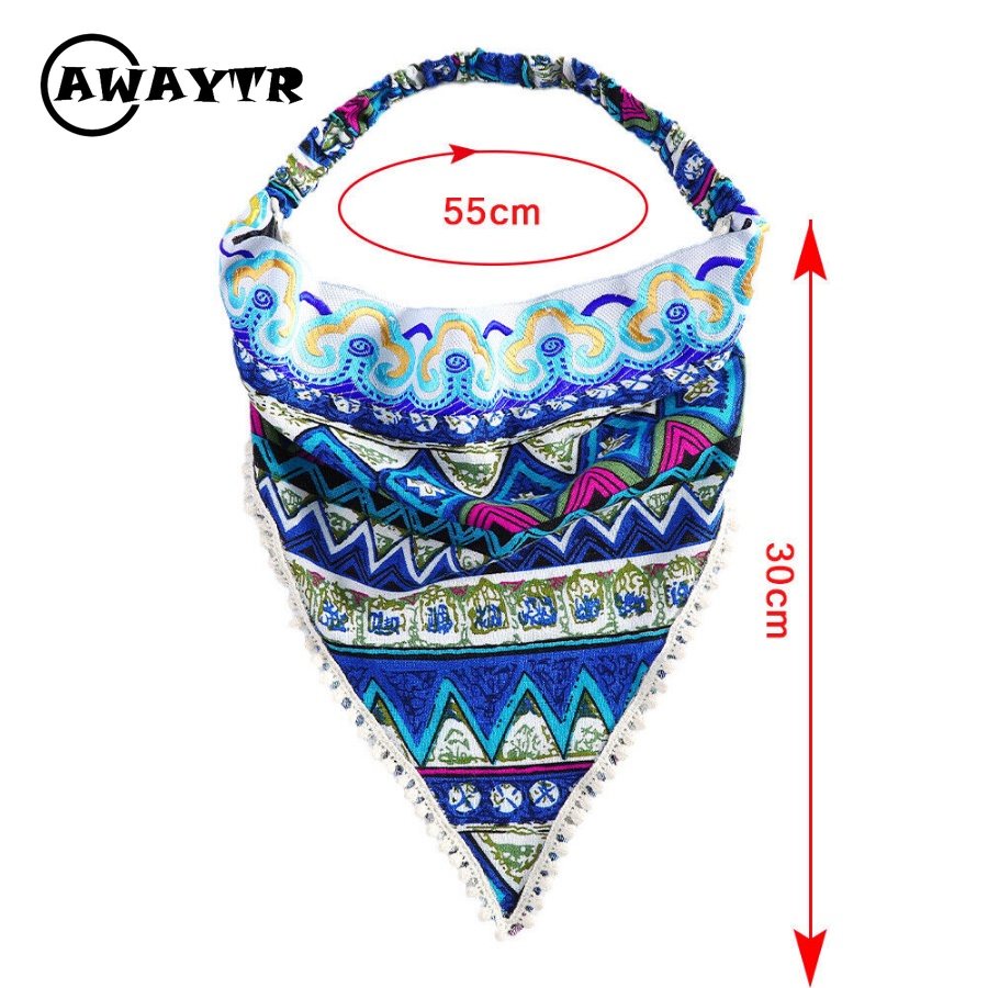 Khăn Turban Co Dãn In Họa Tiết Thời Trang Cho Nữ