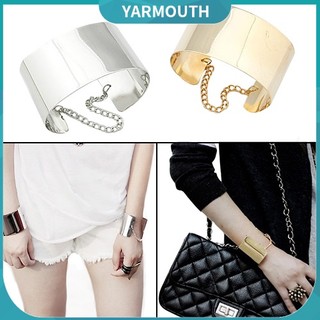 Vòng tay thời trang rock gothic bản lớn cho nữ
