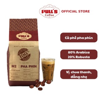 Cà phê pha phin rang xay nguyên chất giá rẻ rang mộc m2 250g