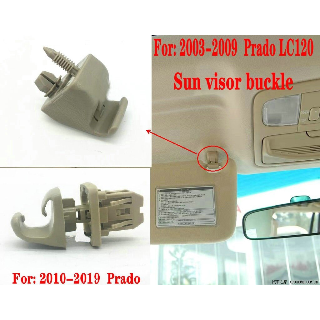 Kẹp cố định tấm che nắng trong nhà Prado lc120 lc150