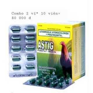 Astig Combo 2 vĩ thức ăn cho gà, chim cảnh