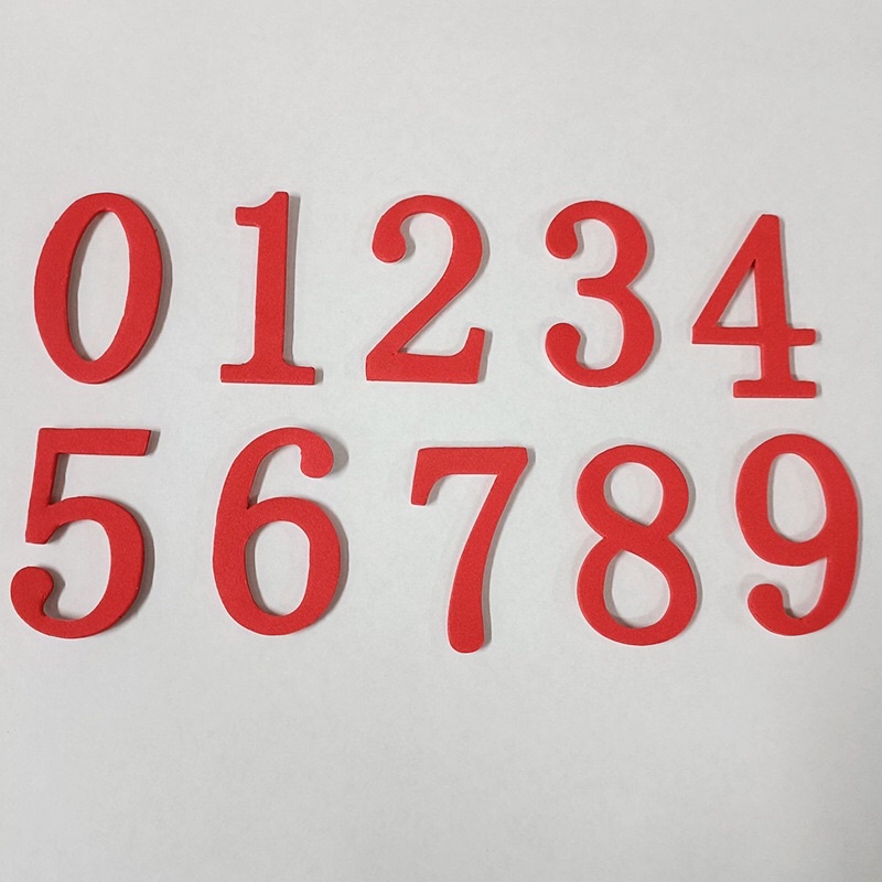 20 số decal cắt sẵn (0-9)
