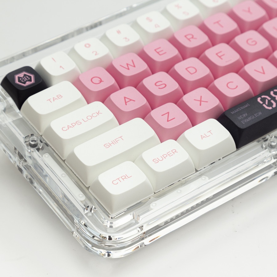 EVANGELION-08 Keycaps XDA Profile EVA 08 PBT Dye Sub Bàn Phím Cơ Keycap