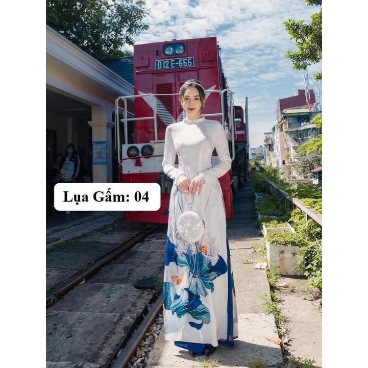 Áo dài lụa gấm