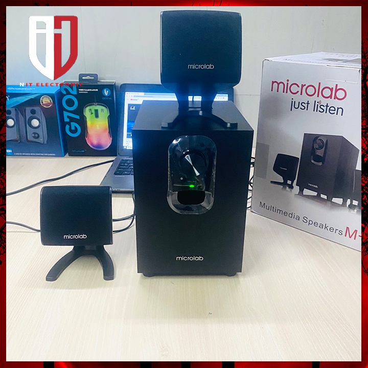 Loa pc máy tính laptop để bàn có dây chính hãng 2.1 MICROLAB M108 loa máy tính âm thanh hay