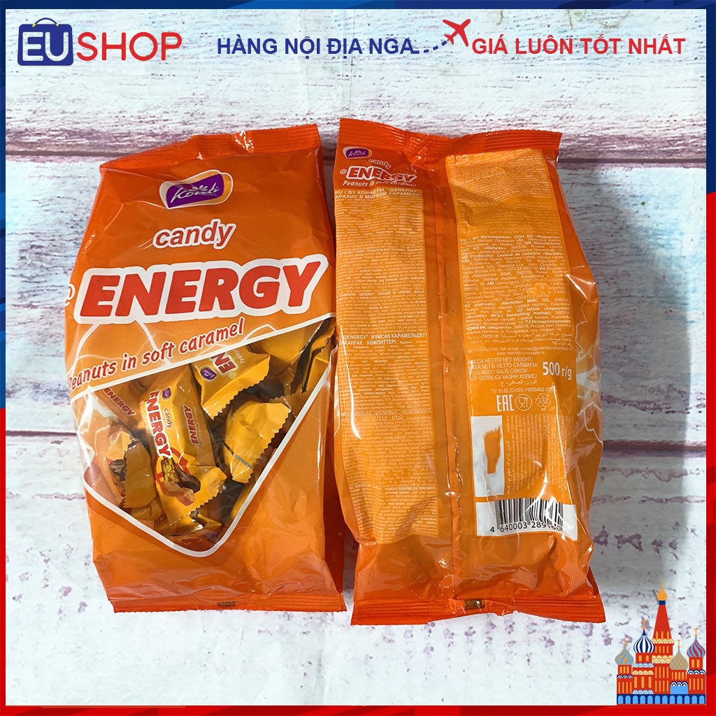 Kẹo socola caramen đậu phộng Konti @Energy ( CAM )