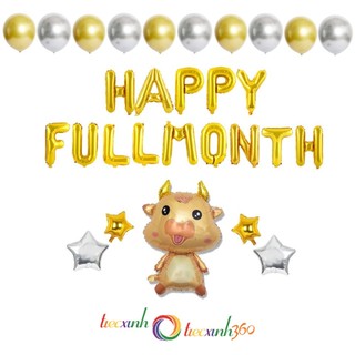 Sét trang trí đầy tháng, happy fullmonth