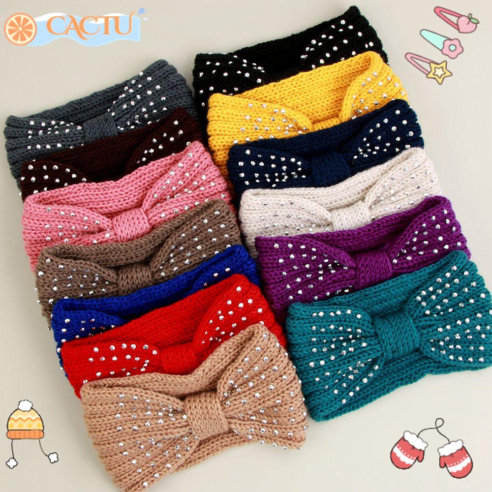 Băng Đô Đan Len Giữ Ấm Tai Thời Trang Mùa Đông Cho Nữ