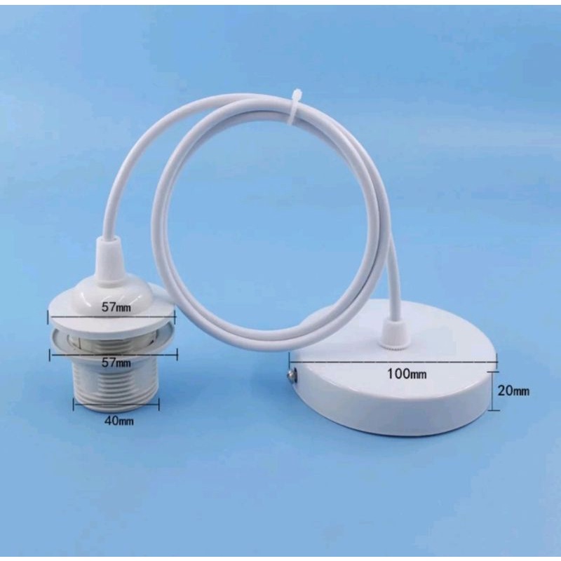 Bộ Đui Treo Thả 1m Đèn Mây Tre, Đèn Gỗ, Nhựa.