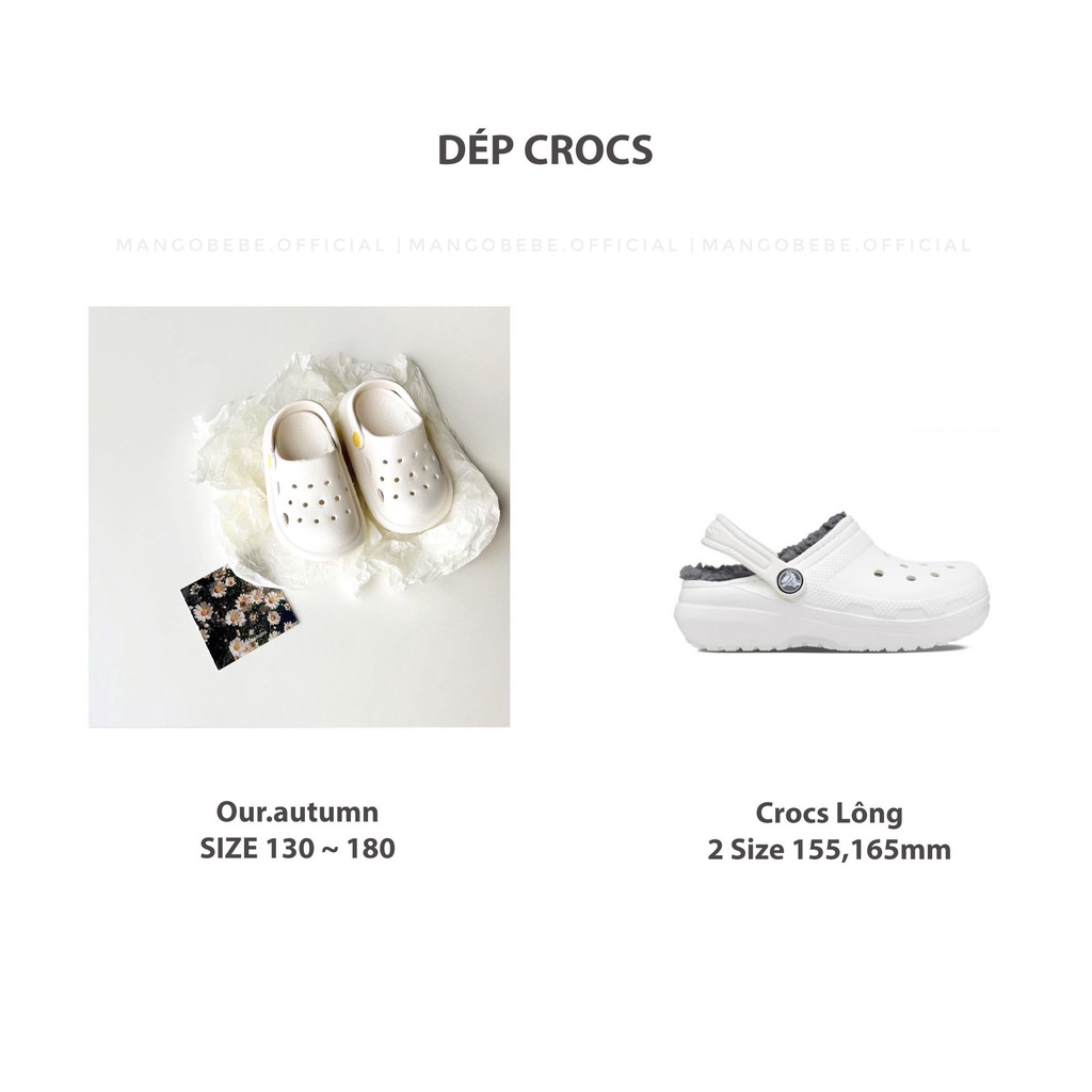 Dép Crocs &amp; Jibbitz gắn dép Stonee Hàn Quốc