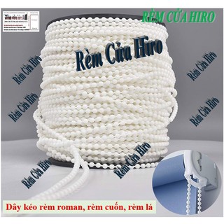Phụ kiện rèm cuốn-dây kéo rèm cửa-dây hạt nhựa kéo rèm cuốn-rèm lá dọc-rèm roman