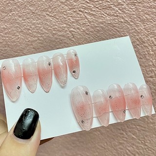 Nailbox ombre nhũ đính đá nhẹ nhàng