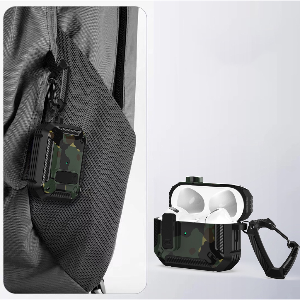 Vỏ Bảo Vệ Hộp Sạc Tai Nghe AirPods 1 2 3 Pro 2 2022 Apple Air Pod 3 Pro 2nd Gen Pro2 1 Bằng TPU Hình Công Tắc Sáng Tạo