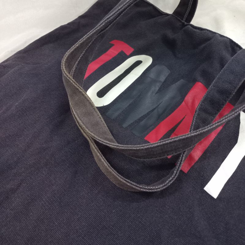 Tommy/ tote/ túi vải/ 2hand/seocondhand