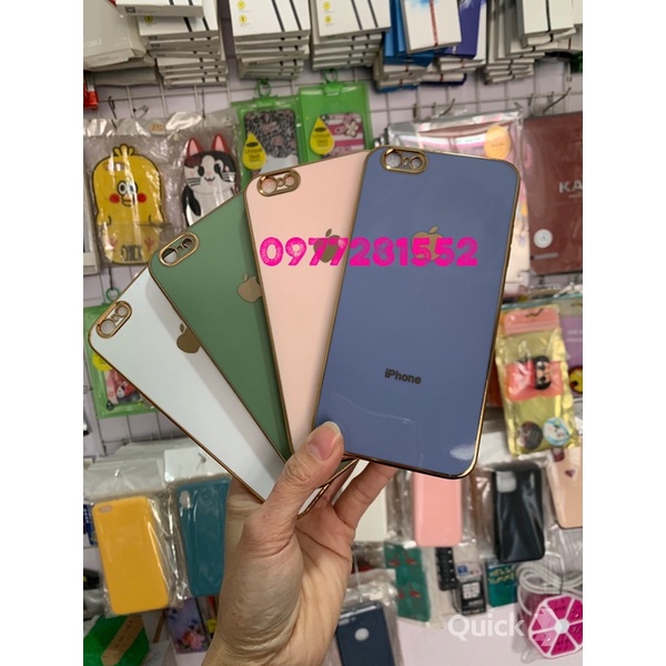 Ốp viền vuông iphone 6 6s 6plus 6s plus 7 8 7plus 8plus