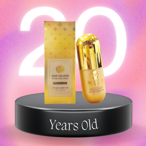 Serum Dưỡng Trắng Da JM Aqua Collagen Wrinkle Care - 40g