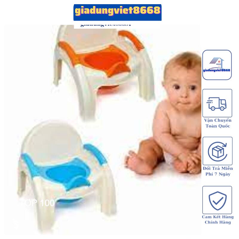 Ghế bô tập ngồi nhựa VIỆT NHẬT cho bé 2 in 1 - dùng cho các bé từ 1 đến 3 tuổi nhựa ABS + PVC thân thiện môi trường