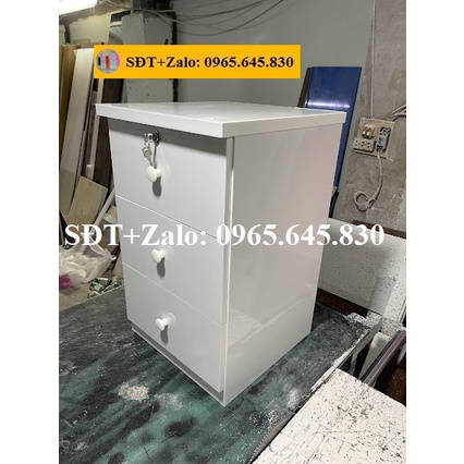 Tủ, Kệ Đầu Giường Nhựa Đài Loan Cao 68cm Ngang 42cm Màu Trắng 915