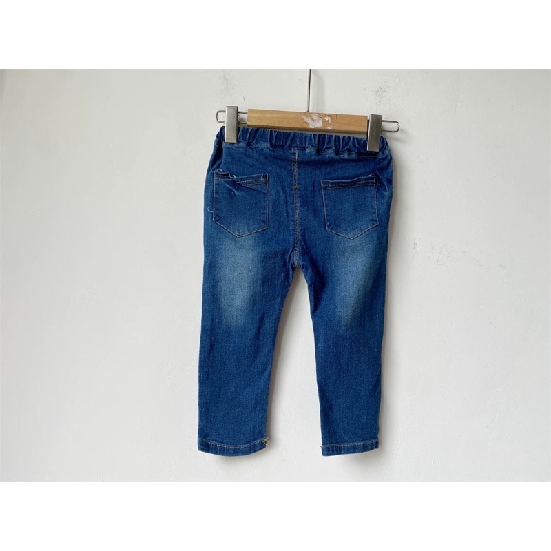 Quần jeans rách gối cho bé trai bé gái