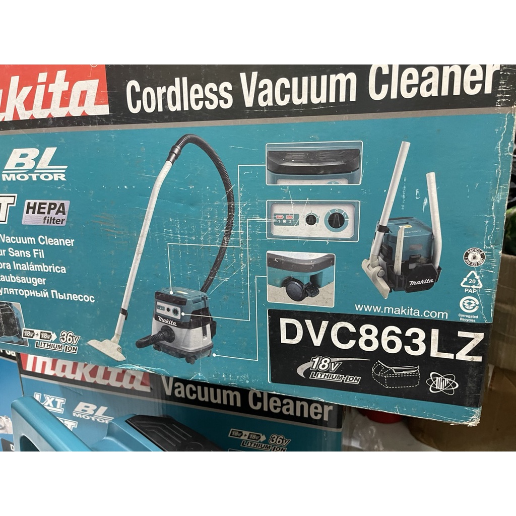 Máy hút bụi dùng pin Makita DVC863LZ