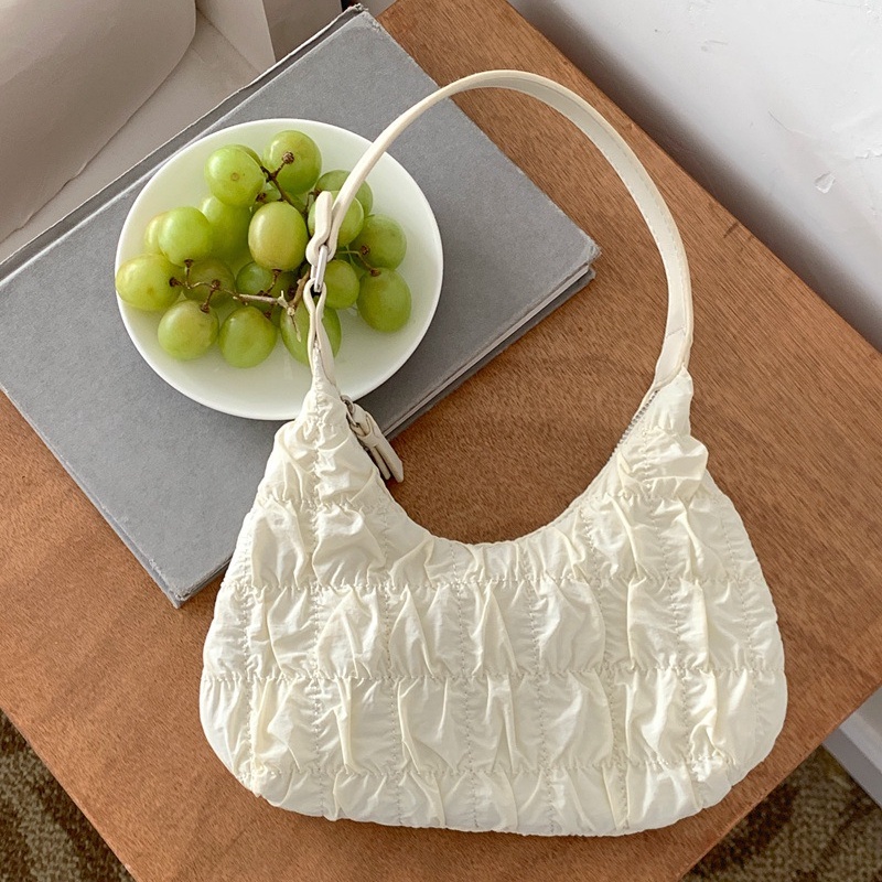 Túi Xách Hình Đám Mây Xếp Ly Xinh Xắn Hợp Thời Trang