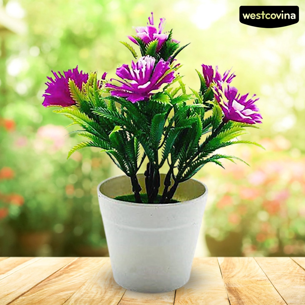 [WEST]⚘1 Bộ Chậu Cây Bonsai Nhân Tạo Kapok Bằng Nhựa Dùng Trang Trí Tiểu Cảnh