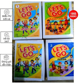 Thẻ học tiếng anh let's go 1,2,3,4,5,6 và let's begin + flash card cho bé + 1995.flashcard