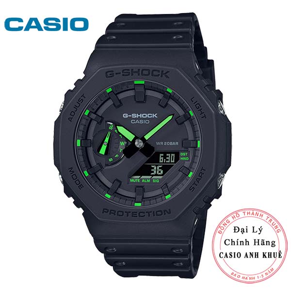 Đồng hồ Nam Casio G-Shock Nam GA-2100-1A3 mặt vuông cỡ 46mm