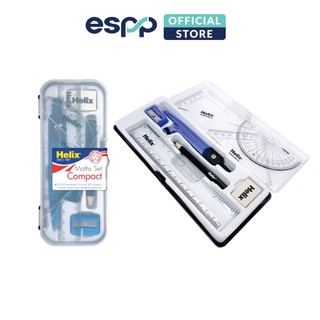Bộ dụng cụ học toán Value Set Oxford gồm thước, compa, viết chì, chuốt - HELIX