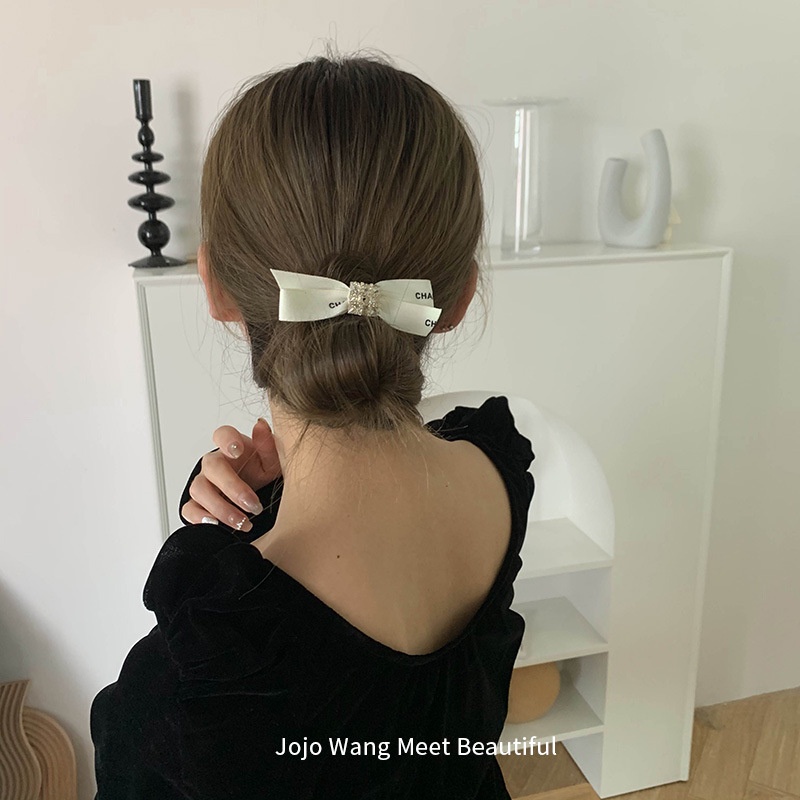Hoa Tai Hình Cô Gái Lớn Cá Tính Cho Nữ!Kẹp Tóc Hình Nơ Đơn Giản Phong Cách Hàn Quốc