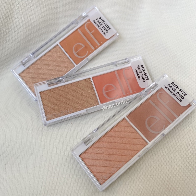 E.l.f BITE-SIZE FACE DUO - Combo Highlighter Và Má Hồng Elf