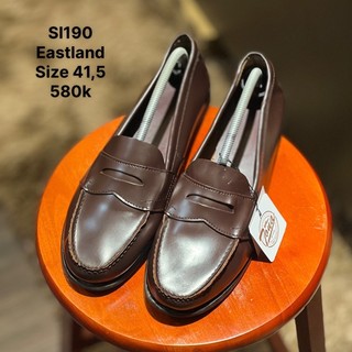 Giày Lười Penny Loafer Nâu Đỏ