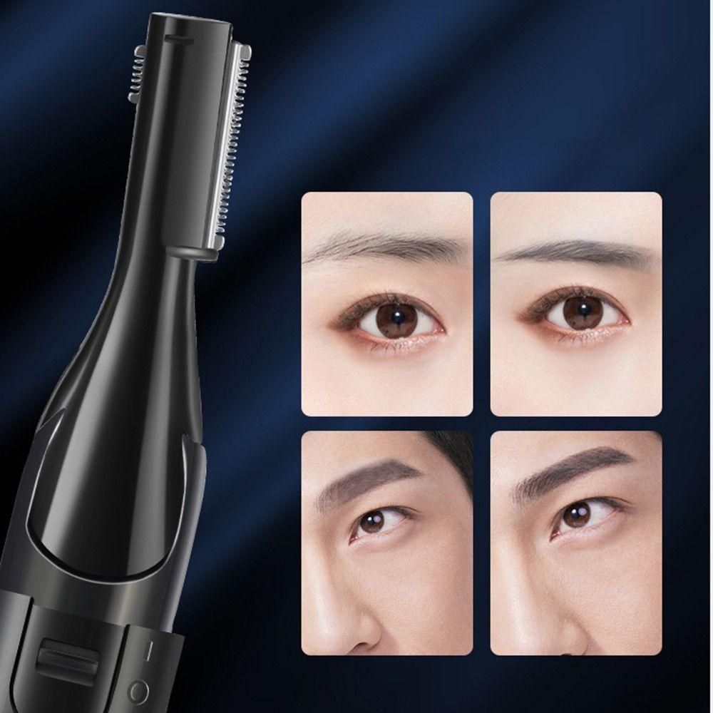 Tông Đơ Tỉa Lông Mày Cầm Tay Không Đau Chạy Bằng Pin Nhỏ Gọn Tiện Lợi|Dao Cạo Định Hình Cơ Thể Cho Nữ