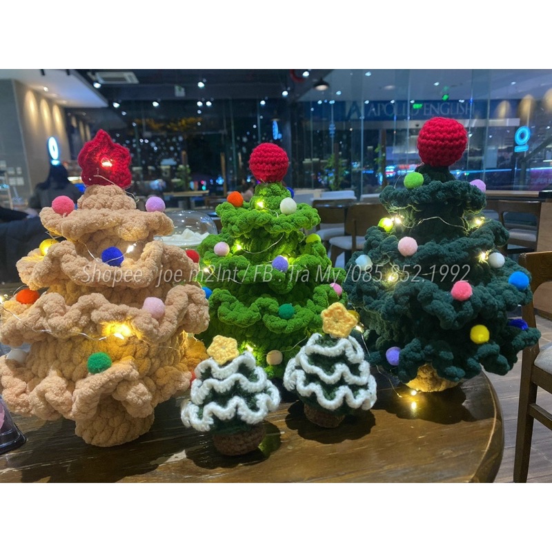 Cây thông noel bằng nhung mềm mịn