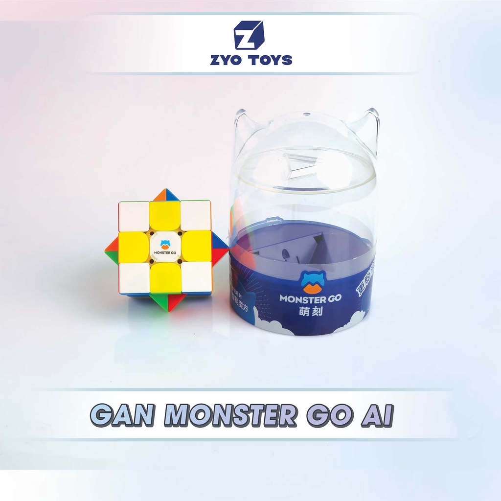 Rubik Gan Monster Go AI 3x3 Stickerless- Smart Cube Kết Nối Bluetooth-Đồ Chơi Trí Tuệ-Zyo Toys