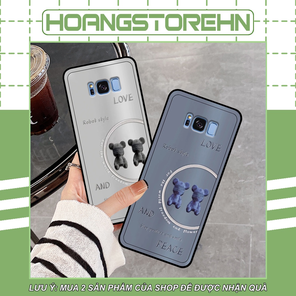 Ốp lưng Samsung S8 / S8 Plus / S8+ in hình Bearbrick dễ thương siêu đáng yêu
