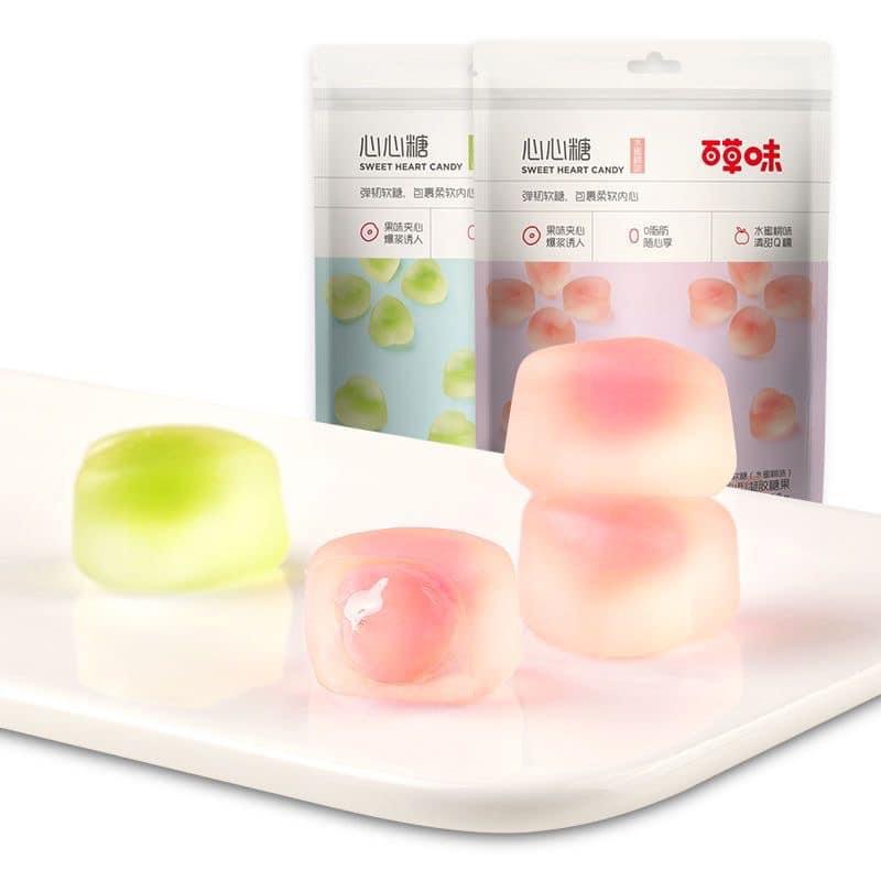 Kẹo dẻo đào/táo Bách Thảo Vị gói 100g