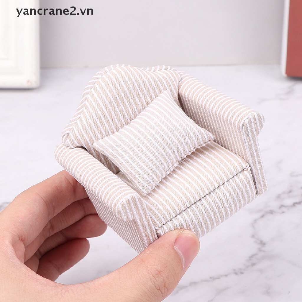 Mô Hình Ghế Sofa Mini Kèm Gối 1: 12 Trang Trí Nhà Búp Bê DIY {yancrane2.vn}