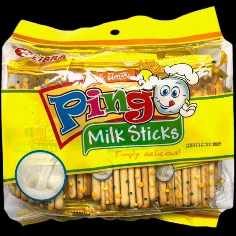 BÁNH QUY PINGO MILK STICK 414GR
