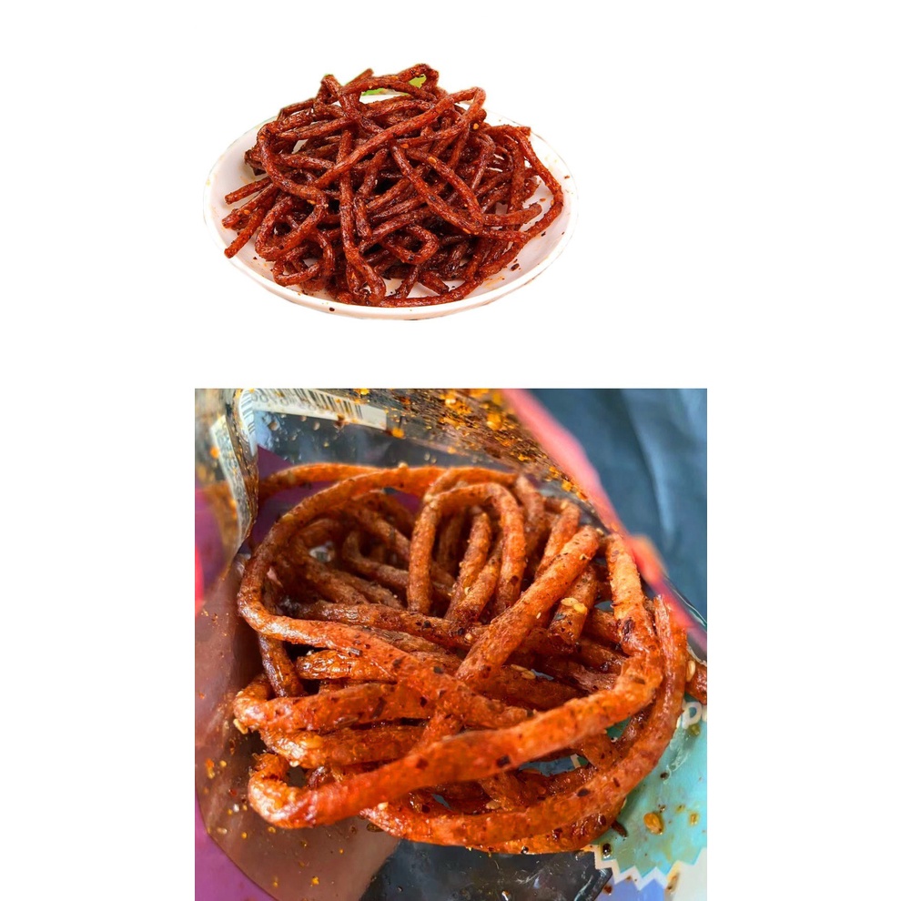 Que Sợi Cay Tiêu Đen Ghost Pepper Ăn Liền Siêu Ngon - Gói 42gr