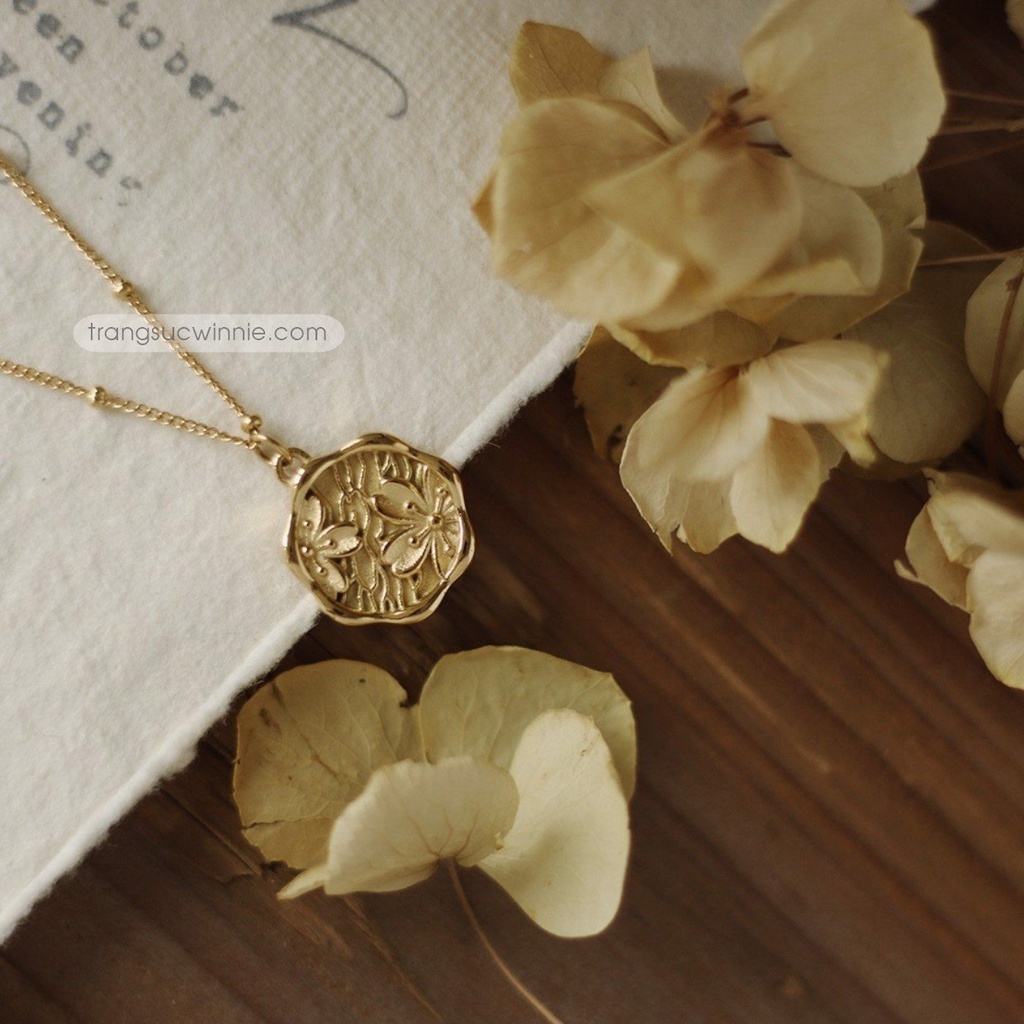 Dây chuyền nữ titan Hoa mai