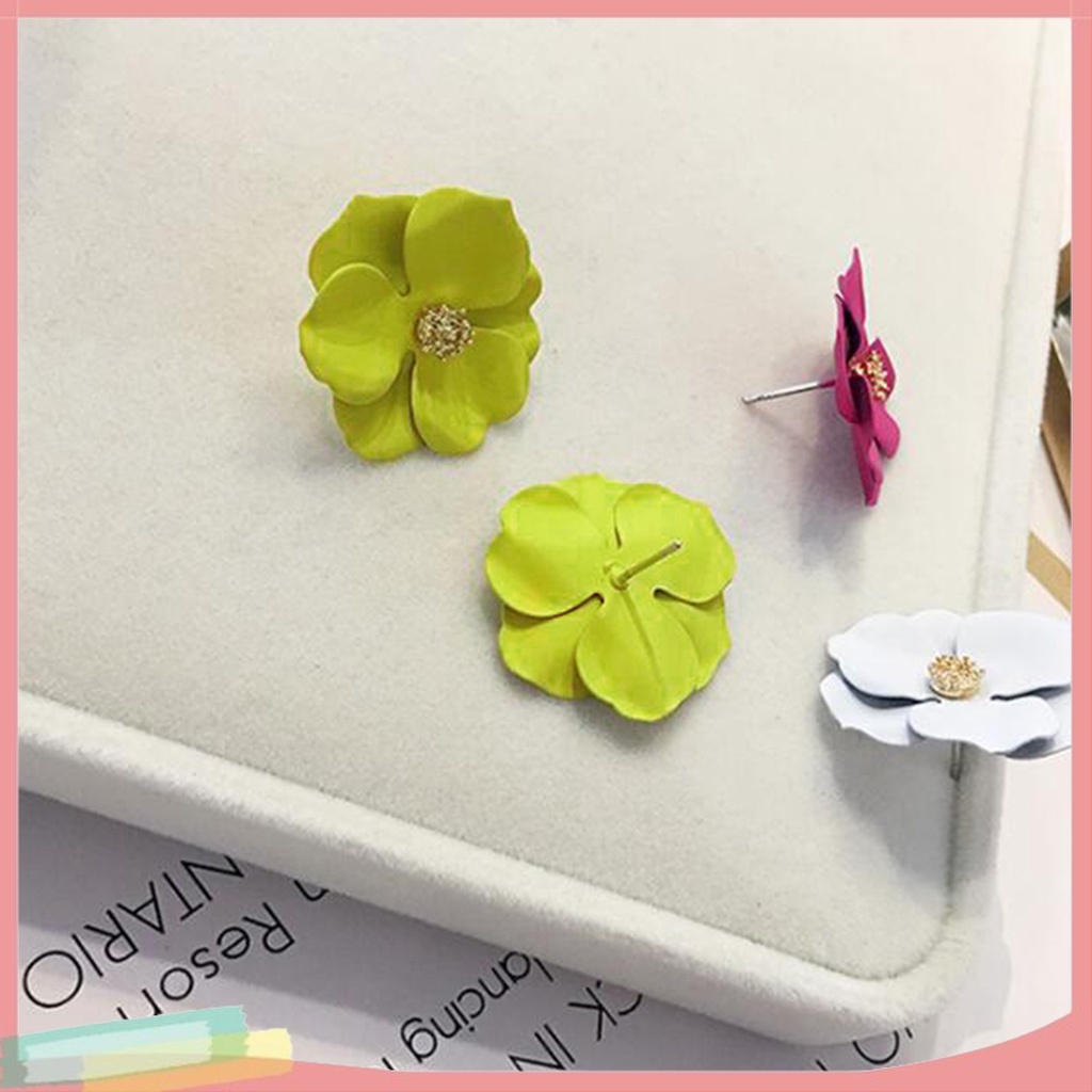 Khuyên tai hình bông hoa xinh xắn thời trang thanh lịch cho nữ
