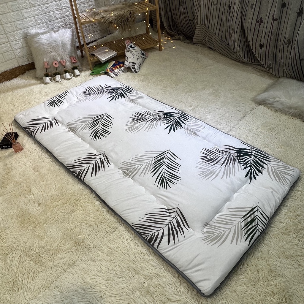 Nệm Topper Đệm Bông Takara Trải Sàn Xuất Nhật MD.Decor - Bedding, Kích Thước  1m2, 1m4,1m6, 1m8, Dày 7-9cm