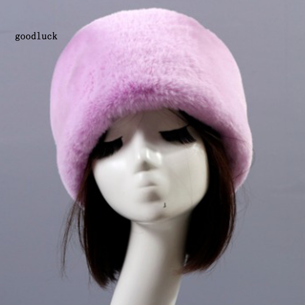 Chúc Mừng Năm Mới| Mũ Beanie Vải Lông Trang Trí Nửa Đầu Cho Nữ